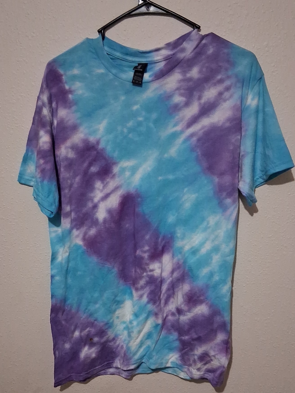Gildan Tie-Dye Short Sleeve Tee - Blue & Purple